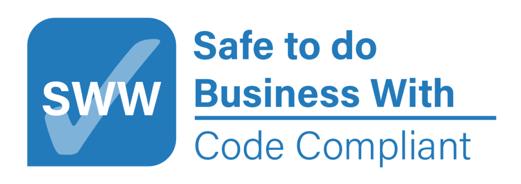 Society of Will Writers Safe to do Business with Code Compliant logo
