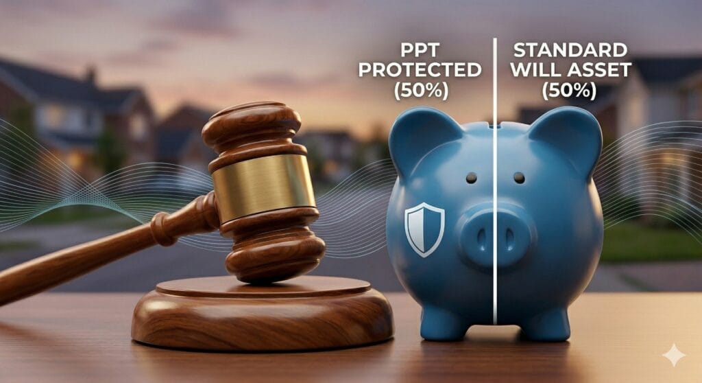 Protecting home equity from care fees in 2026 using Property Protection Trust Wills.