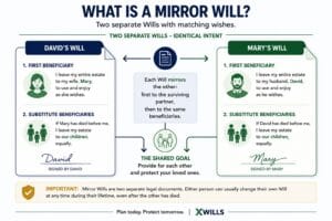 What is a mirror Will? Two separate Wills with matching wishes for a couple